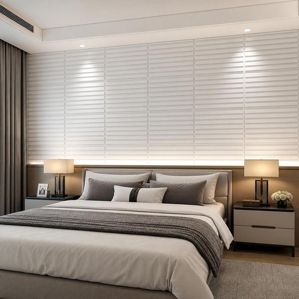 Pannello Murale 3D Bianco 50*5 - Pvc Panel Background recensione e prezzo